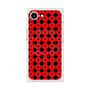 プレミアムスクエアケース with SnapMag［ Shower Dot - Red ］