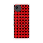 プレミアムスクエアケース with SnapMag［ Shower Dot - Red ］