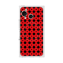 プレミアムスクエアケース with SnapMag［ Shower Dot - Red ］