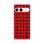 プレミアムスクエアケース with SnapMag［ Shower Dot - Red ］