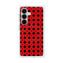 プレミアムスクエアケース with SnapMag［ Shower Dot - Red ］