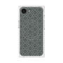 プレミアムスクエアケース with SnapMag［ Dot Circle - Gray ］