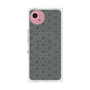 プレミアムスクエアケース with SnapMag［ Dot Circle - Gray ］