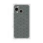 プレミアムスクエアケース with SnapMag［ Dot Circle - Gray ］