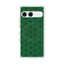 プレミアムスクエアケース with SnapMag［ Dot Circle - Green ］