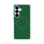 プレミアムスクエアケース with SnapMag［ Dot Circle - Green ］