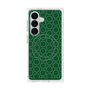 プレミアムスクエアケース with SnapMag［ Dot Circle - Green ］