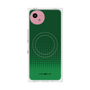 プレミアムスクエアケース with SnapMag［ Dot Gradation - Green ］