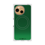プレミアムスクエアケース with SnapMag［ Dot Gradation - Green ］