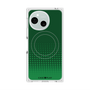 プレミアムスクエアケース with SnapMag［ Dot Gradation - Green ］
