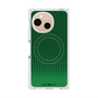 プレミアムスクエアケース with SnapMag［ Dot Gradation - Green ］