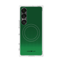 プレミアムスクエアケース with SnapMag［ Dot Gradation - Green ］
