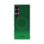 プレミアムスクエアケース with SnapMag［ Dot Gradation - Green ］