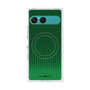 プレミアムスクエアケース with SnapMag［ Dot Gradation - Green ］