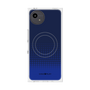 プレミアムスクエアケース with SnapMag［ Dot Gradation - Blue ］