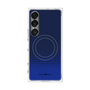 プレミアムスクエアケース with SnapMag［ Dot Gradation - Blue ］