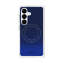 プレミアムスクエアケース with SnapMag［ Dot Gradation - Blue ］