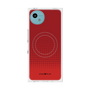プレミアムスクエアケース with SnapMag［ Dot Gradation - Red ］