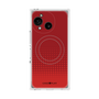 プレミアムスクエアケース with SnapMag［ Dot Gradation - Red ］