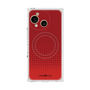 プレミアムスクエアケース with SnapMag［ Dot Gradation - Red ］
