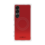 プレミアムスクエアケース with SnapMag［ Dot Gradation - Red ］