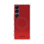 プレミアムスクエアケース with SnapMag［ Dot Gradation - Red ］