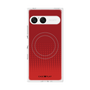 プレミアムスクエアケース with SnapMag［ Dot Gradation - Red ］