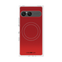 プレミアムスクエアケース with SnapMag［ Dot Gradation - Red ］