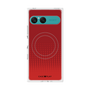 プレミアムスクエアケース with SnapMag［ Dot Gradation - Red ］