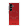 プレミアムスクエアケース with SnapMag［ Dot Gradation - Red ］