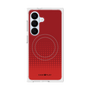 プレミアムスクエアケース with SnapMag［ Dot Gradation - Red ］