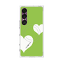 プレミアムスクエアケース with SnapMag［ Two Hearts - Green ］