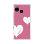 プレミアムスクエアケース with SnapMag［ Two Hearts - Pink ］