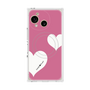 プレミアムスクエアケース with SnapMag［ Two Hearts - Pink ］