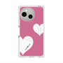プレミアムスクエアケース with SnapMag［ Two Hearts - Pink ］