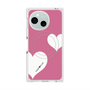 プレミアムスクエアケース with SnapMag［ Two Hearts - Pink ］
