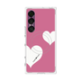 プレミアムスクエアケース with SnapMag［ Two Hearts - Pink ］
