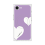 プレミアムスクエアケース with SnapMag［ Two Hearts - Purple ］