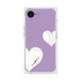 プレミアムスクエアケース with SnapMag［ Two Hearts - Purple ］