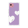 プレミアムスクエアケース with SnapMag［ Two Hearts - Purple ］