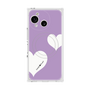 プレミアムスクエアケース with SnapMag［ Two Hearts - Purple ］