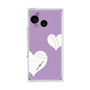 プレミアムスクエアケース with SnapMag［ Two Hearts - Purple ］