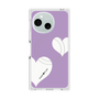 プレミアムスクエアケース with SnapMag［ Two Hearts - Purple ］