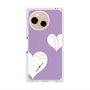 プレミアムスクエアケース with SnapMag［ Two Hearts - Purple ］