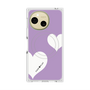 プレミアムスクエアケース with SnapMag［ Two Hearts - Purple ］