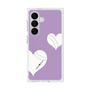 プレミアムスクエアケース with SnapMag［ Two Hearts - Purple ］