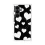 プレミアムスクエアケース with SnapMag［ Dot Hearts - Black ］