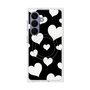 プレミアムスクエアケース with SnapMag［ Dot Hearts - Black ］