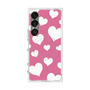 プレミアムスクエアケース with SnapMag［ Dot Hearts - Pink ］