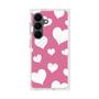 プレミアムスクエアケース with SnapMag［ Dot Hearts - Pink ］